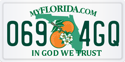 FL license plate 0694GQ