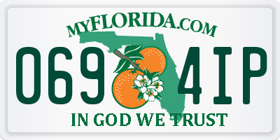 FL license plate 0694IP