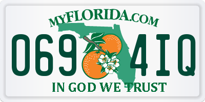 FL license plate 0694IQ
