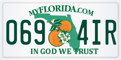 FL license plate 0694IR