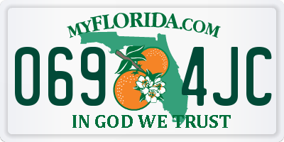 FL license plate 0694JC