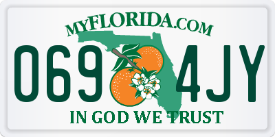 FL license plate 0694JY