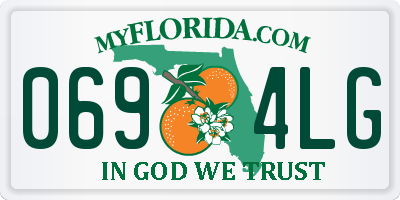 FL license plate 0694LG