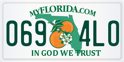 FL license plate 0694LO