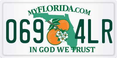 FL license plate 0694LR