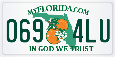 FL license plate 0694LU