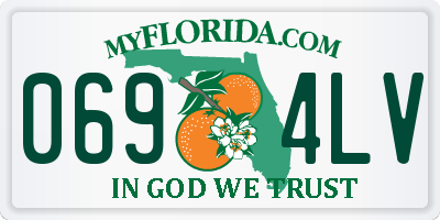 FL license plate 0694LV
