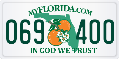 FL license plate 0694OO