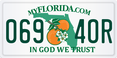 FL license plate 0694OR