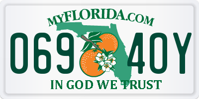FL license plate 0694OY