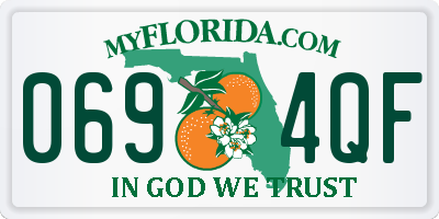 FL license plate 0694QF