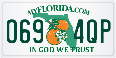 FL license plate 0694QP