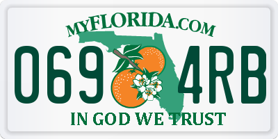 FL license plate 0694RB