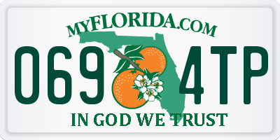 FL license plate 0694TP
