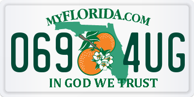 FL license plate 0694UG
