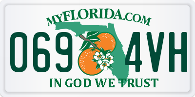 FL license plate 0694VH