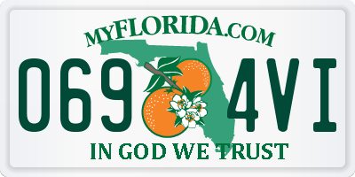 FL license plate 0694VI