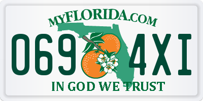 FL license plate 0694XI