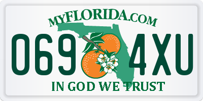 FL license plate 0694XU