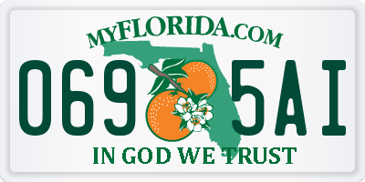 FL license plate 0695AI