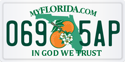 FL license plate 0695AP