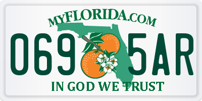 FL license plate 0695AR