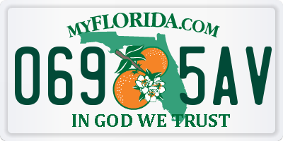 FL license plate 0695AV