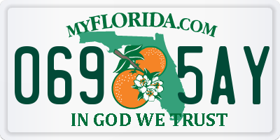 FL license plate 0695AY