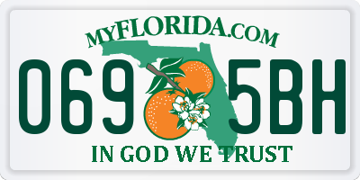 FL license plate 0695BH