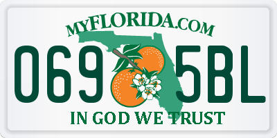 FL license plate 0695BL