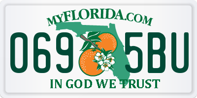 FL license plate 0695BU