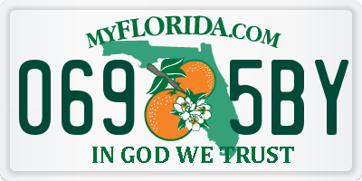 FL license plate 0695BY