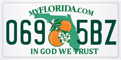 FL license plate 0695BZ