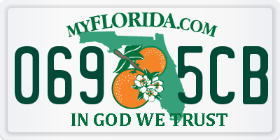 FL license plate 0695CB