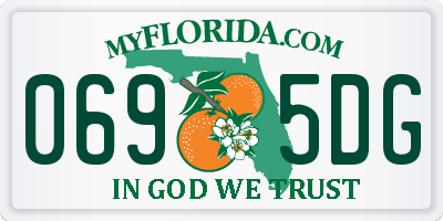 FL license plate 0695DG