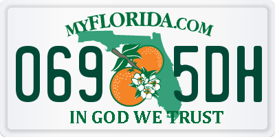 FL license plate 0695DH