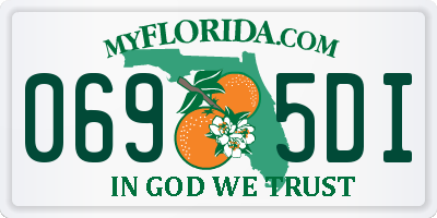 FL license plate 0695DI