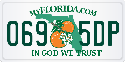 FL license plate 0695DP