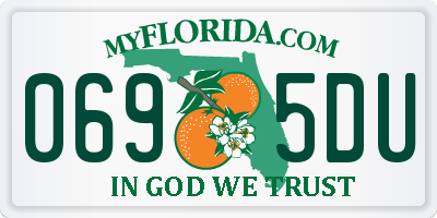 FL license plate 0695DU