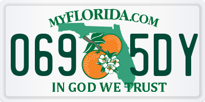 FL license plate 0695DY