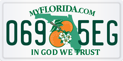 FL license plate 0695EG