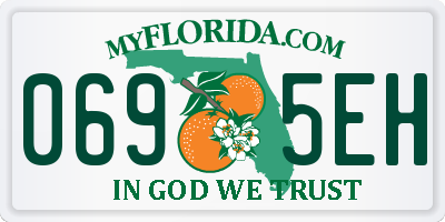 FL license plate 0695EH