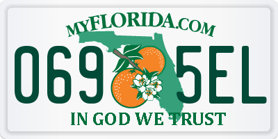 FL license plate 0695EL