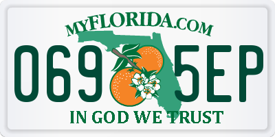 FL license plate 0695EP