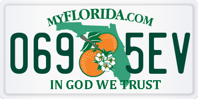 FL license plate 0695EV