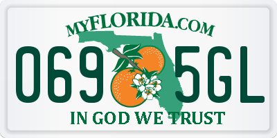 FL license plate 0695GL