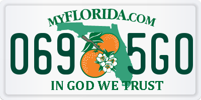 FL license plate 0695GO