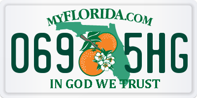 FL license plate 0695HG