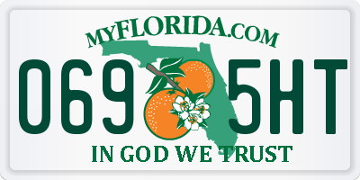 FL license plate 0695HT