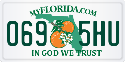 FL license plate 0695HU